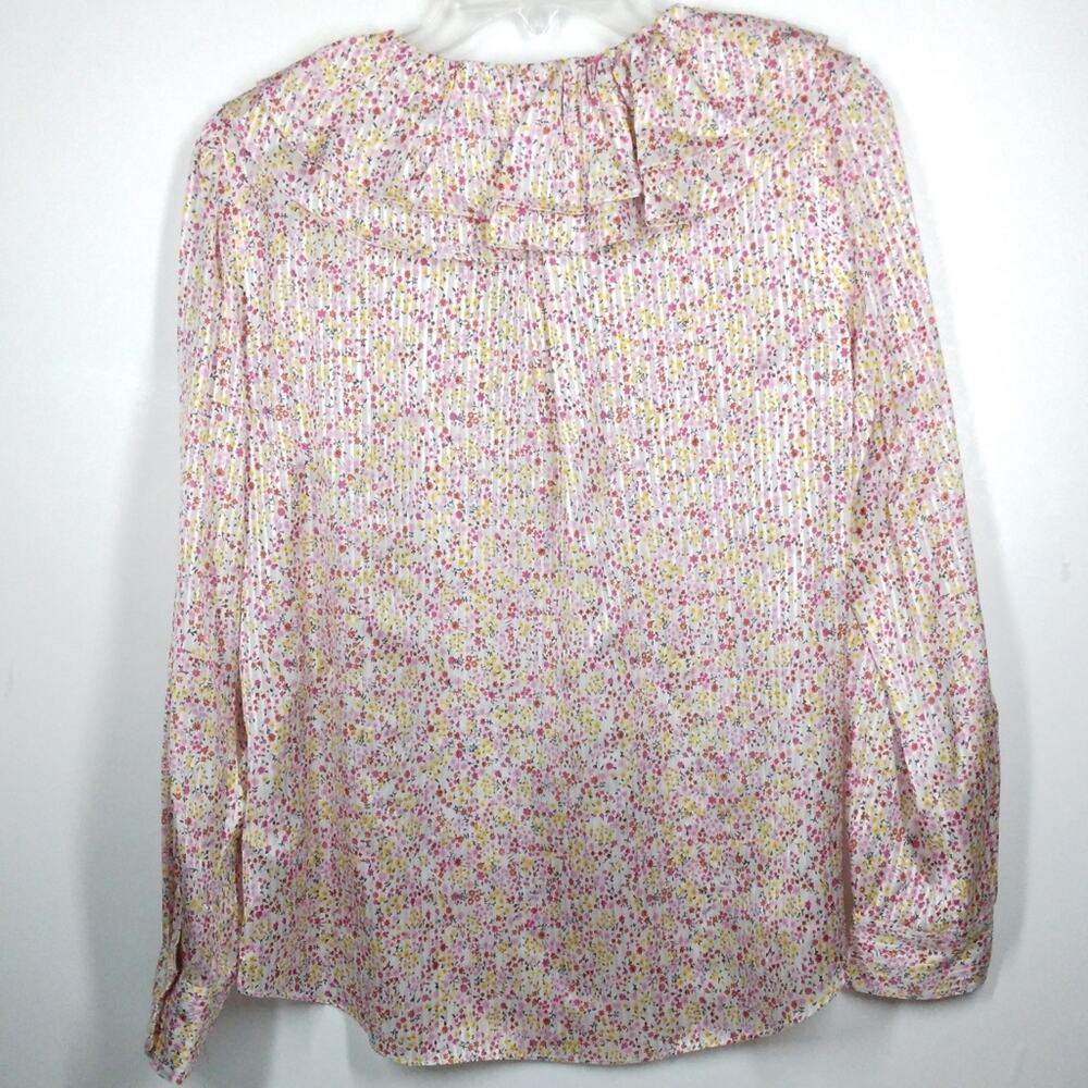 NWT J Crew Ruffle Top in Field Day size Small - Picture 4 of 11